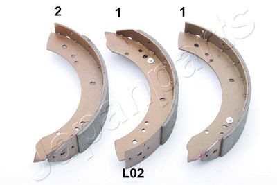 Комплект тормозных колодок JAPANPARTS GF-L02AF для LAND ROVER 110/127