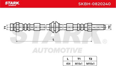 спирачен маркуч STARK SKBH-0820240