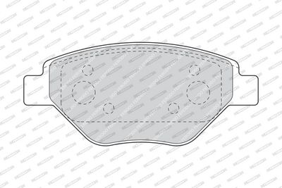 BREMSBELAGSATZ SCHEIBENBREMSE FERODO FDB1409 1