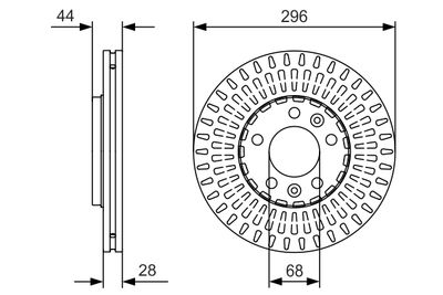 Brake Disc 0 986 479 D30