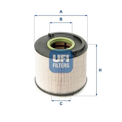 Топливный фильтр UFI 26.015.00 для VW PHAETON