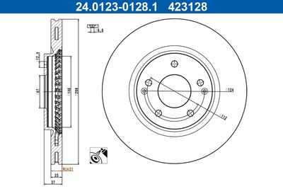 Brake Disc 24.0123-0128.1