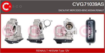 AGR-Ventil CASCO CVG71039AS