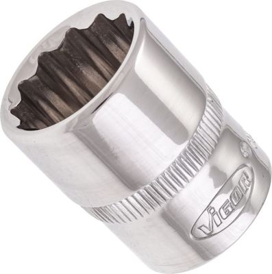 Vigor V7538-17 Nástrčná hlavice dvojitý šestihran 17mm 3/8"