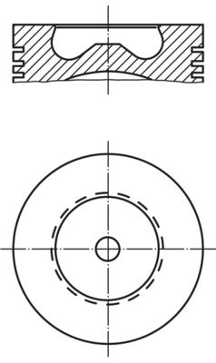 Zuiger - 4390600 - MAHLE