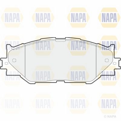 Brake Pad Set NAPA NBP1587