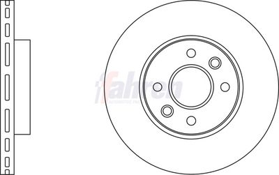 Fahren Brake Disc FBD6709