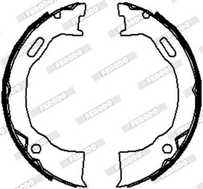 BREMSBACKENSATZ FESTSTELLBREMSE FERODO FSB4070 1