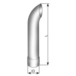 Výfukové potrubie DINEX 91431