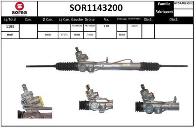 Рулевой механизм EAI SOR1143200 для CHRYSLER SARATOGA