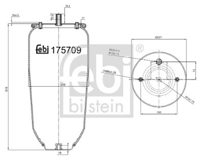 FEBI BILSTEIN Federbalg, Luftfederung