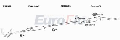 Układ wydechowy EUROFLO CNCX203001