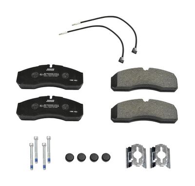 Sada brzdových destiček, kotoučová brzda JURID 2916009560