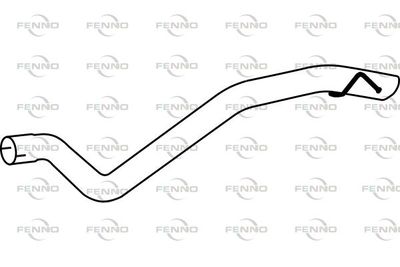Rura wydechowa FENNO P3739