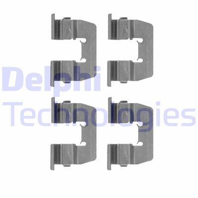 Комплектующие, колодки дискового тормоза DELPHI LX0511 для HYUNDAI ATOS