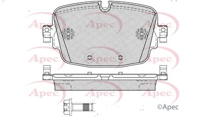 Brake Pad Set APEC PAD2616