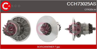 Skupina trupu, turbodmychadlo CASCO CCH73025AS