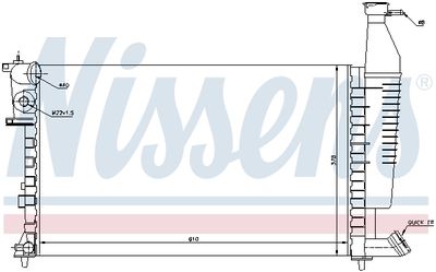 RADIATOR RACIRE MOTOR NISSENS 63716 4