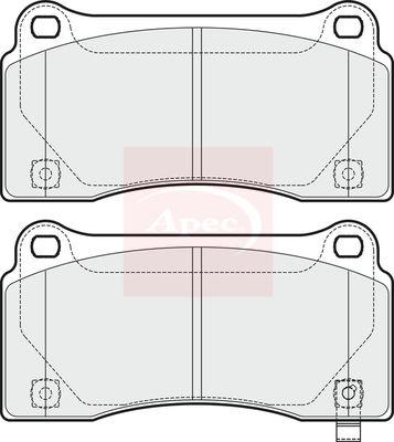 APEC Brake Pad Set, disc brake PAD1746