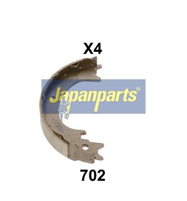 JAPANPARTS Stabdžių trinkelių komplektas