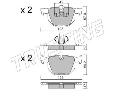 SET PLACUTE FRANA FRANA DISC TRUSTING 6590