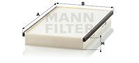 Filter, Innenraumluft MANN-FILTER CU 2746