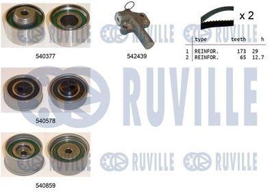 Комплект ремня ГРМ RUVILLE 550480 для KIA MAGENTIS