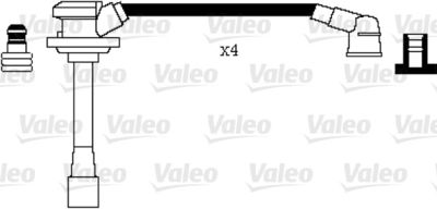 Комплект проводов зажигания VALEO 346025 для KIA CARENS