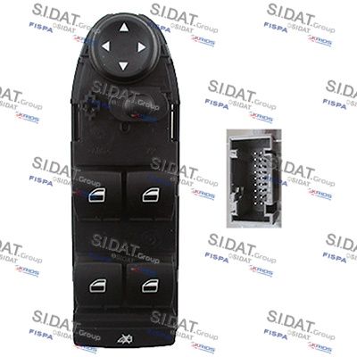 Выключатель, стеклолодъемник SIDAT 5.145495A2 для BMW 3