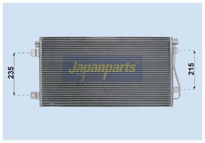 кондензатор, климатизация JAPANPARTS CND093045