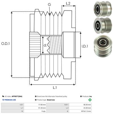 SISTEM ROATA LIBERA GENERATOR AS-PL AFP0077INA 3