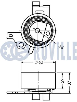 ROLA INTINZATOR CUREA DISTRIBUTIE RUVILLE 541082 1