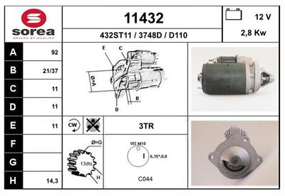 STARTER EAI 11431