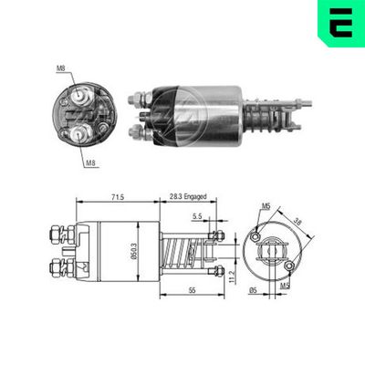 SOLENOID ELECTROMOTOR