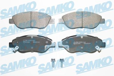 Комплект тормозных колодок, дисковый тормоз SAMKO 5SP2001 для FIAT TIPO
