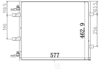 KONDENSATOR KLIMAANLAGE