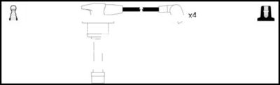 Комплект проводов зажигания LEMARK HOES1194 для MITSUBISHI LANCER