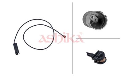 предупредителен контактен сензор, износване на накладките ASHIKA BPW-203