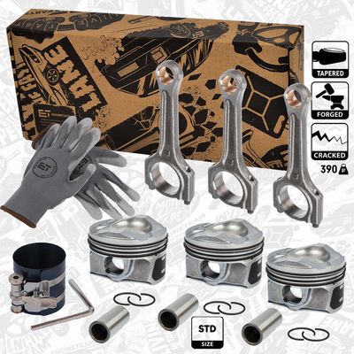 Zuigerset - PM008500VR3 - ET ENGINETEAM
