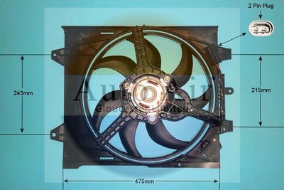 Electric Motor, radiator fan Auto Air Gloucester 05-1339