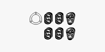 SET MONTARE SISTEM DE ESAPAMENT