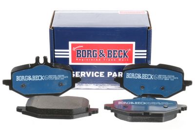 комплект спирачно феродо, дискови спирачки BORG & BECK BBP2980
