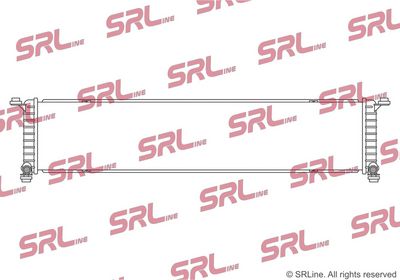 Chladič, chlazení motoru SRLine 75E108-1