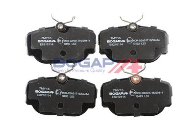 BOGAP Stabdžių trinkelių rinkinys, diskinis stabdys