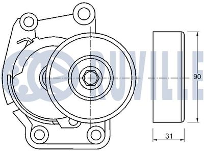 INTINZATOR CUREA CUREA DISTRIBUTIE RUVILLE 542252 1