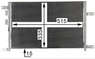 CONDENSATOR CLIMATIZARE MAHLE AC834000P 9