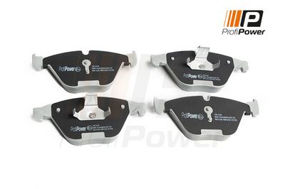 stabdžių trinkelių rinkinys, diskinis stabdys 1B1245 ProfiPower