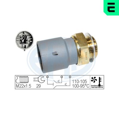 COMUTATOR TEMPERATURA VENTILATOR RADIATOR ERA 330302