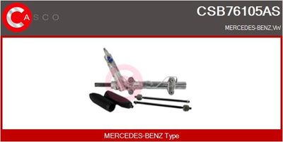 CASCO CSB76105AS Рульова рейка для MERCEDES-BENZ (Мерседес)