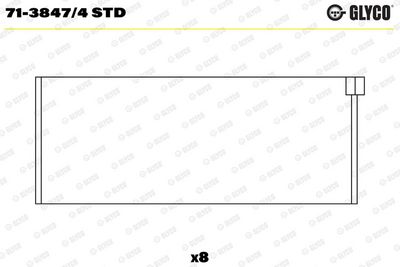 PLEUELLAGER GLYCO 7138474STD